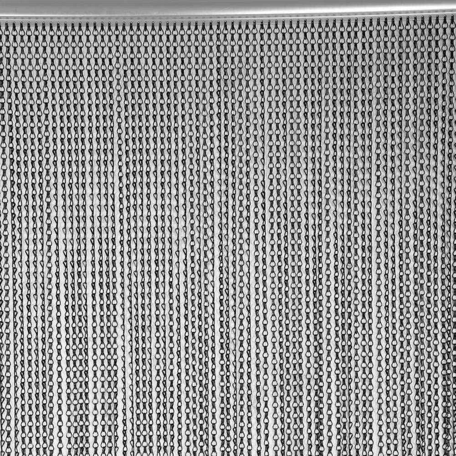 Chain Door Curtain - Black: image 5