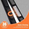 Magnetic Screen Door - Black, 60cm (W) x 180cm (H) - for Caravans/RV: image 3
