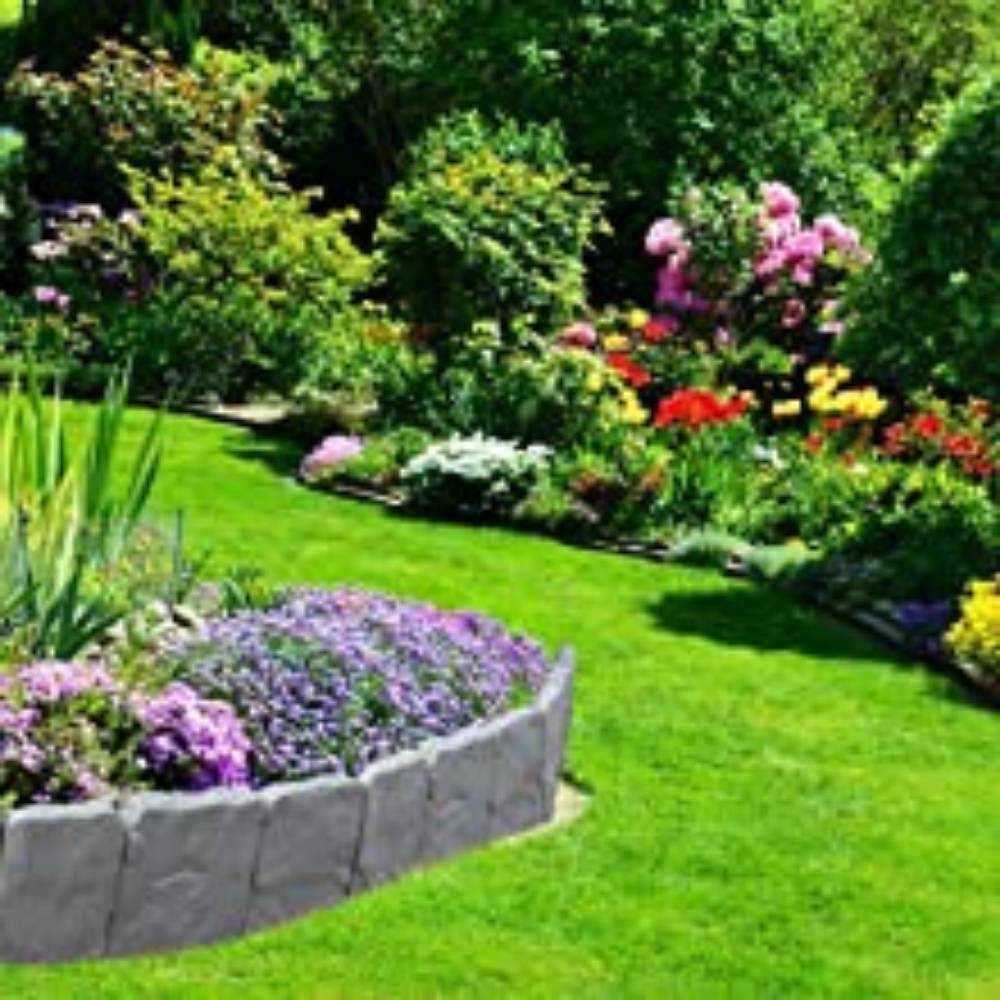 Plastic Stone Garden Edging: image 1