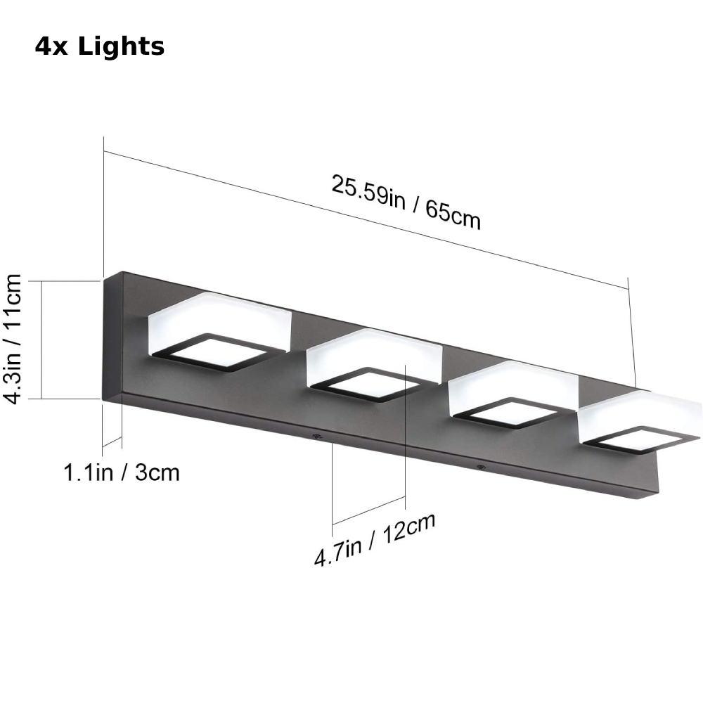 Bathroom Vanity Light, 4 Light: image 4