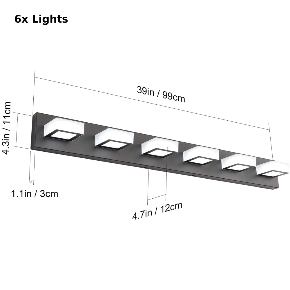 Bathroom Vanity Light, 6 Light: image 5