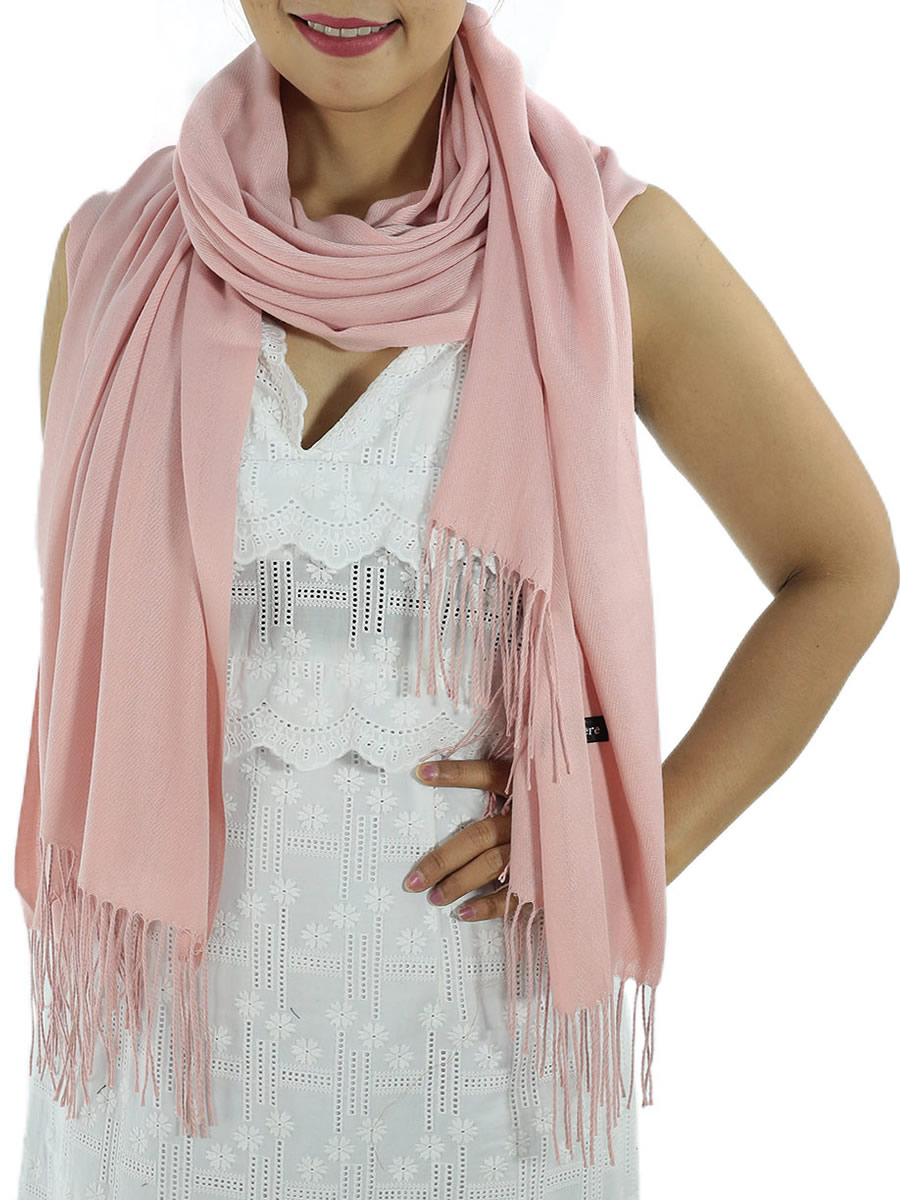 Cashmere Scarf, Pink