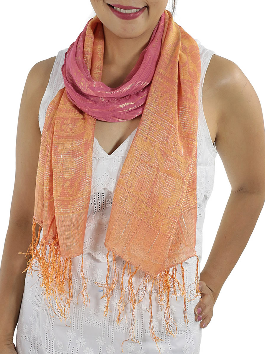 Silk Scarf, Rose