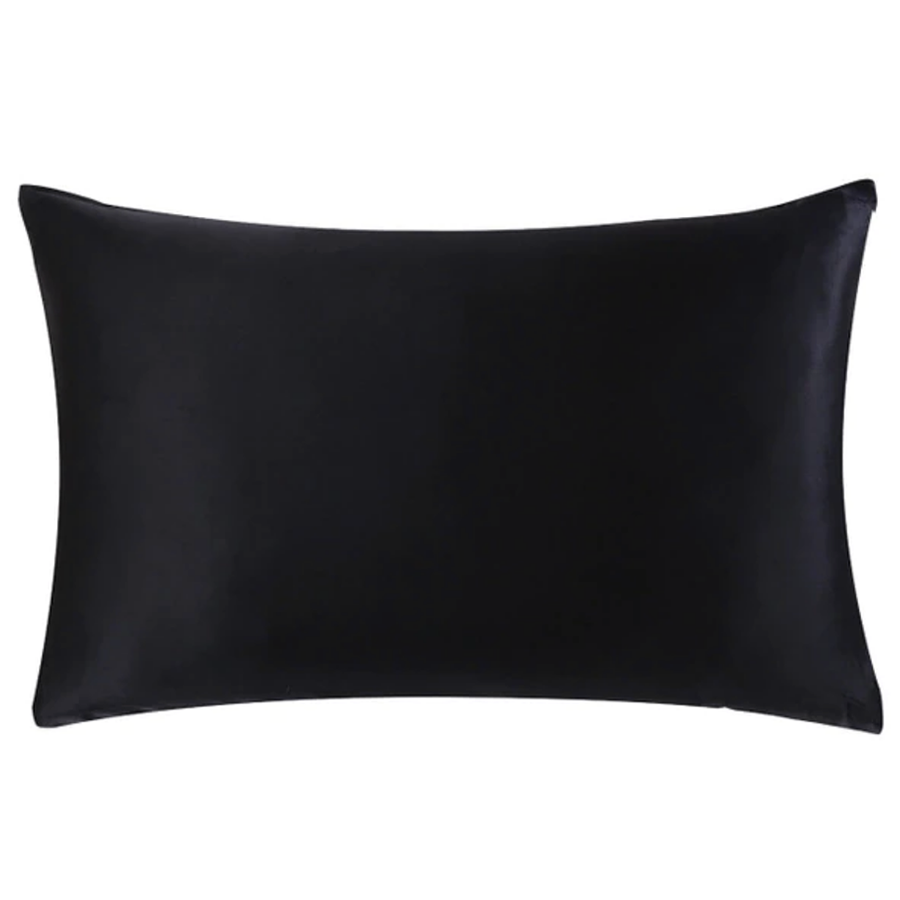 Pure Silk Pillowcase, Black