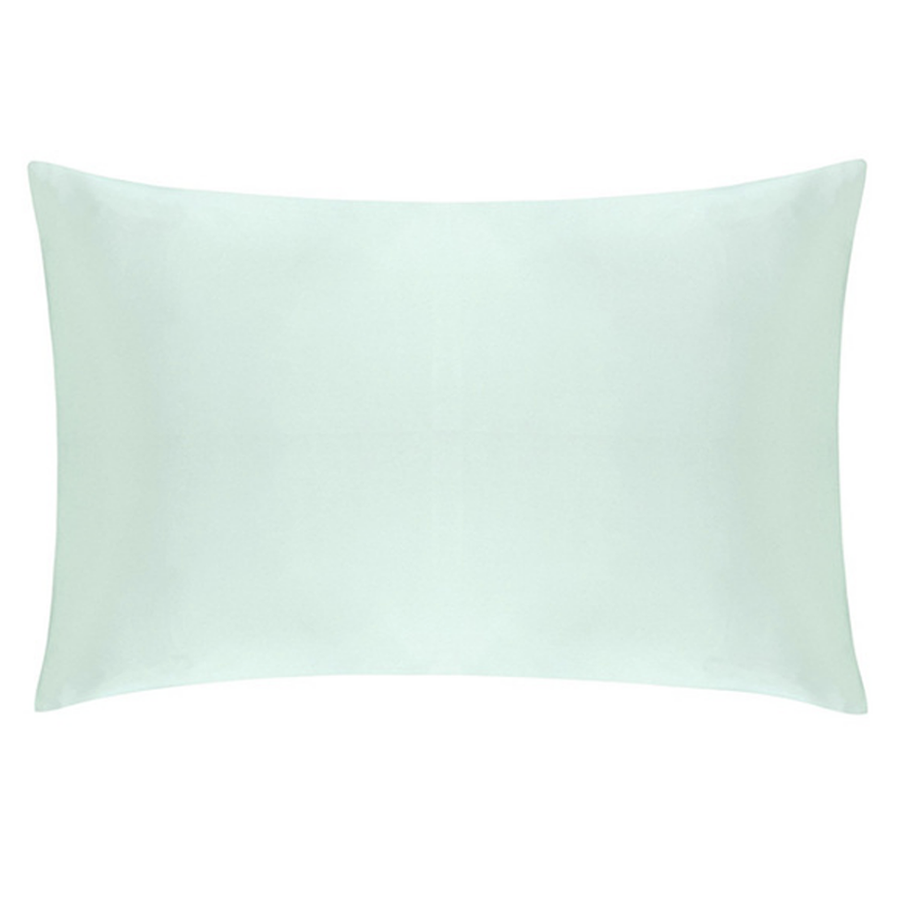 Pure Silk Pillowcase, Mint Green