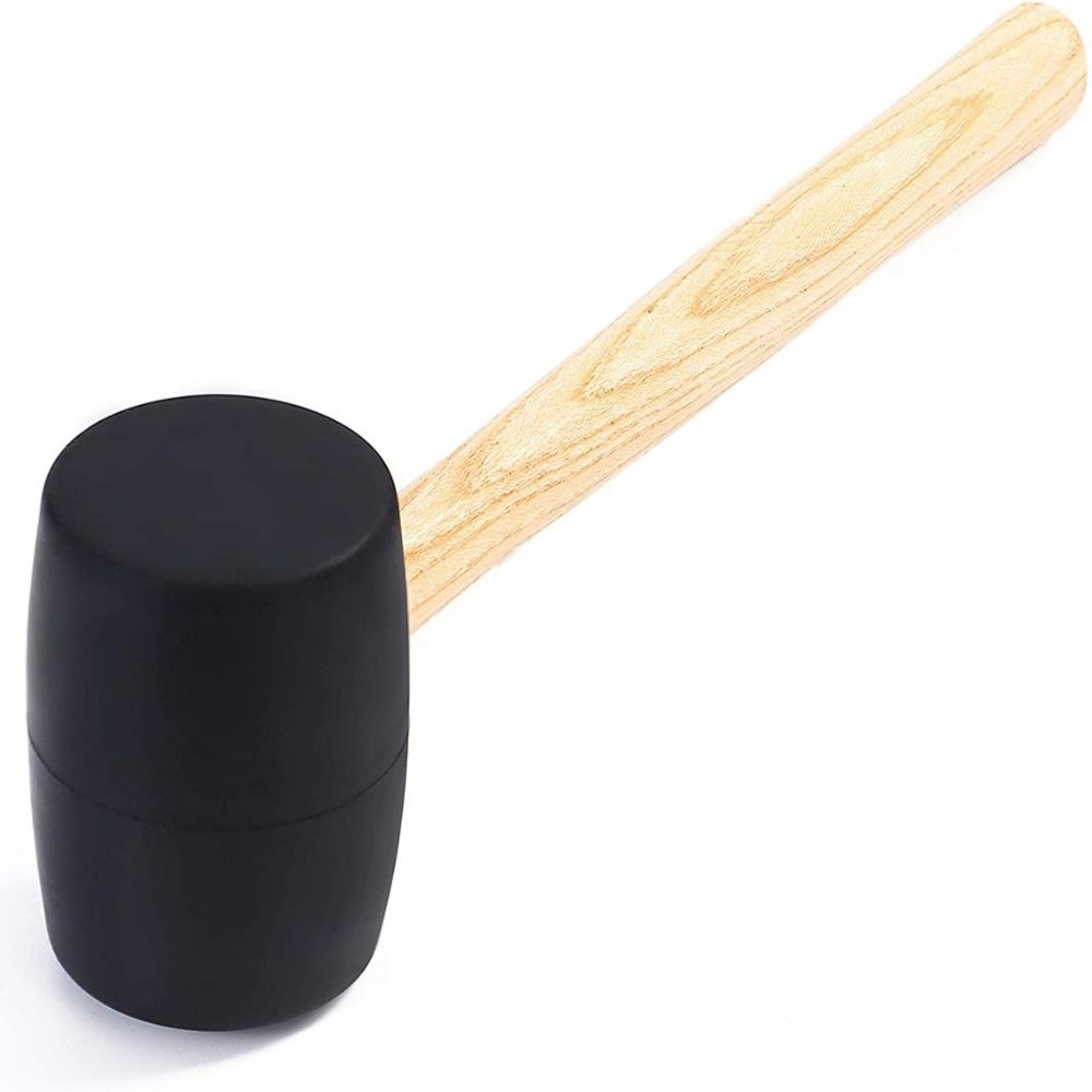 Rubber Mallet With Wood Handle: image 1